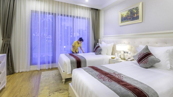 {SIÊU RẺ} Voucher phòng ngủ tại Vinpearl Da Nang Resort and Villas 2N1Đ - Deluxe Room + Ăn 3 bữa ( Cao điểm cuối tuần)